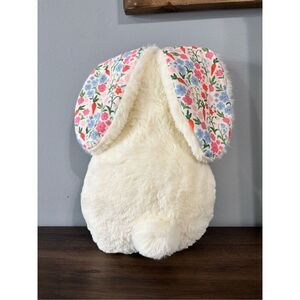 Target, white bunny with floral ears, Easter pillow